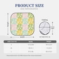 thumbnail image 3 of Daiia Daisies Flowers 2PCS Car Windshield Sun Shade, Foldable Sun Shield for Car Front Window, Auto Sun Blocker Visor Protector Universal for Truck SUV Pickup-Large, 3 of 7