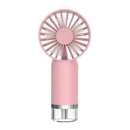 

Grasses Adult Portable Fan Handheld Spray Fan Mini Ice Silent And Low Noise Three Speed Adjustment 1pc for College Airport Makeup Surprise