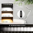 thumbnail image 2 of Lámpara De Escritorio Led, Lámpara De Mesa Plegable Con Abrazadera, 10 Niveles De Brillo X 3 Modos De Color, Lámpara De Mesa Ajustable, Protección Para Los Ojos, Adaptador Ce De 5v/2a Incluido, 2 of 5
