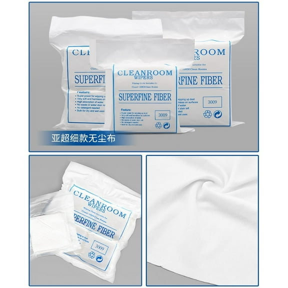 FRCOLOR 100pcs Electronics Wipe Anti Static Cleaning Rags Screen Dust Removal Cleaning Cloth for Comprehensive Cleaning Accessories