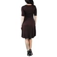 thumbnail image 4 of 24/7 Comfort Apparel Women's 3/4 Sleeve Dress, 4 of 4