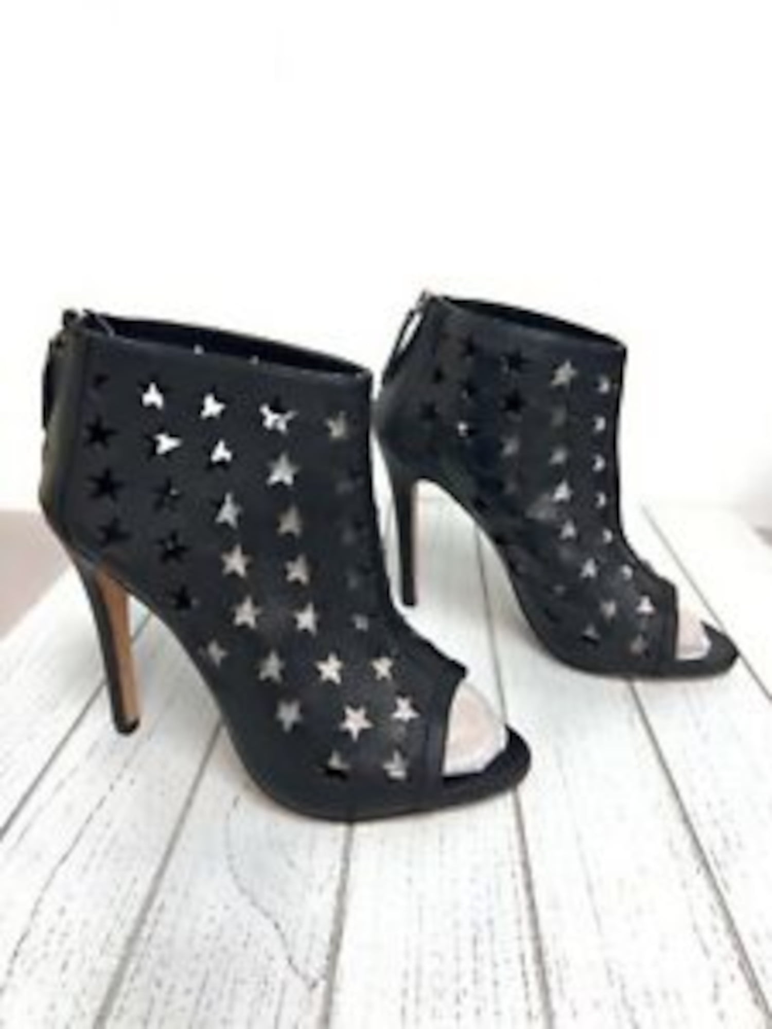 Olivia cutout peep toe bootie 2025