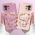 thumbnail image 2 of Funda con soporte de espejo Hello Kitty para Xiaomi Redmi Note 12, 4G, 5G, Turbo Plus, 12S, 11, 11S, 10, 9, 9S, 8 Pro, 12C, 10C, 10X, 9A, 9C, 2 of 5