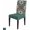 Dark Green Gray Green Khaki, variant on Chair Covers Set of 4, Sage Green Ethnic Style, Removable Stretchable Parsons Chair Slipcovers Protector for Dining Room, Retro Boho Floral