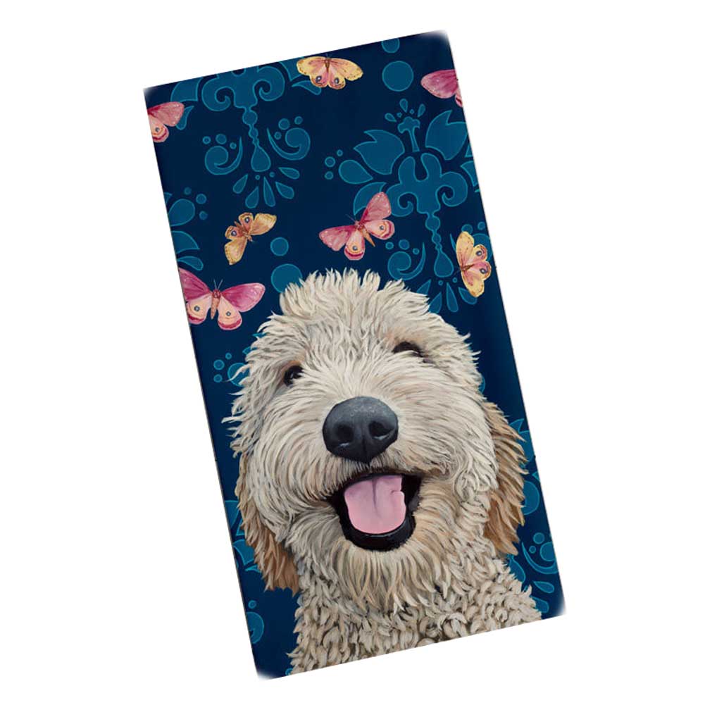GreenBox Tea Towel 21 x28 Happy Dog Walmart Walmart