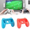 thumbnail image 4 of Gamepad Protective Cover Perfectly Shaped Grip Durable Extend Gaming Time Games Controller Shell Office For Home NS Switch Switch Red + Blue 2pcs, 4 of 8