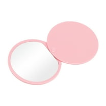 Vocoste 1 Pc Lady Round Cosmetic Mirror Compact Mirror for Business Travel Vacation Pink