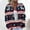 Dark Blue, variant on Christmas Sweaters for Women Reindeer Print Button Down Cardigans Casual Classic Fall Winter Outerwear,Plus Size White S