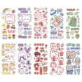 thumbnail image 1 of 10 Uds. Adhesivos para Maletas Kawaii Protector Solar para Álbumes Recortes Diarios, 1 of 9