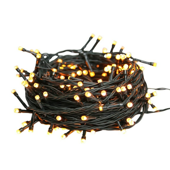 Kurt Adler 1000-Light Pure White/Warm White Temperature Changing LED Cluster Garland.