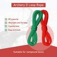 thumbnail image 3 of AME 2 Pieces Archery D Loop Rope 10 Feet Archery Bowstring Serving Thread D Loop Rope Release Material Nocking D Loop Rope String, 3 of 5
