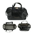 thumbnail image 1 of Neceser de Maquillaje Unique Bargains de Gran Capacidad, Neceser Cosmético de Viaje PU para Mujeres, Neceser Impermeable y Duradero con Múltiples Compartimentos Negro, 1 of 1