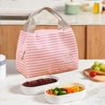 thumbnail image 5 of BNNG Lunch Bag for Women Cute Lunch Tote Bags Portable Insulated Lunch Bag Portable Lunch Bag For Office, Work Reusable Lunch Box Large Capacity Reusable Insulated Cooler for Work Picnic or Travel, 5 of 6