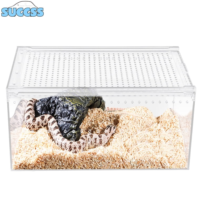 Magnetic Acrylic Large Enclosure 2.5 Gallon Reptile Breeding Box