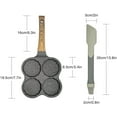thumbnail image 3 of Pancake Pan for Kids, Pancake Molds, Mini Pancake Maker with Silicone Spatula Brush, Non-Stick Egg Frying Pan Griddle Grill Pan Mini Crepe Maker for All Heat Sources, 3 of 8