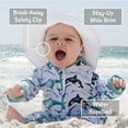 thumbnail image 5 of JAN & JUL 50+ UPF Bucket Hat for Baby Boy, Adjustable (S: 0-6 Months, Seagull), 5 of 6