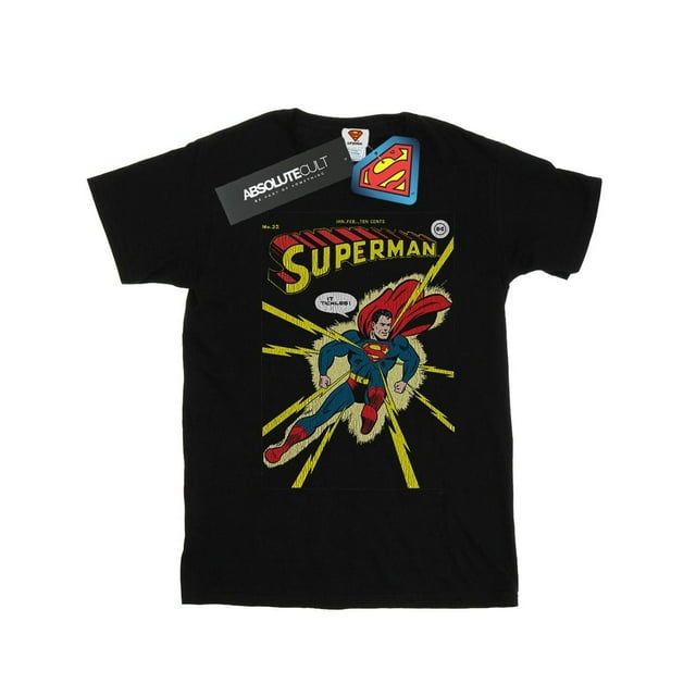 DC Comics T-Shirt Boyfriend en Coton pour Femmes Superman No. 32