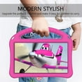 thumbnail image 5 of SaniMore Shockproof Kids Case for Samsung Galaxy Tab A 8.0 2019 Without S Pen Model (SM-T290 Wi-Fi, SM-T295 LTE), Kiddie Series Light Weight Convertible Handle Stand Child Teens Friendly Cover, Rose, 5 of 7