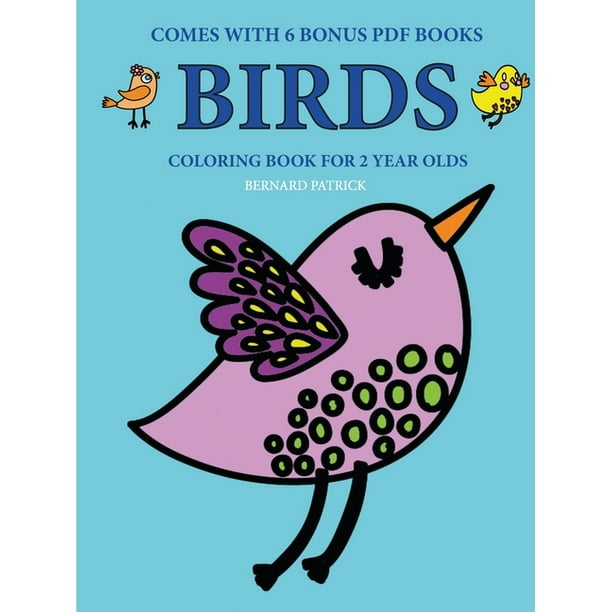 Download Coloring Books For 2 Year Olds Birds Paperback Walmart Com Walmart Com