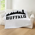 thumbnail image 4 of CafePress - Buffalo NY Skyline Throw Blanket - Soft Fleece Throw Blanket, 50"x60" for All Ages, 4 of 4
