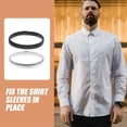 thumbnail image 3 of HEALEEP 4Pcs Elastic Arm Band Sleeve Zinc Alloy Anti Slip Versatile Use For Men Staff, 3 of 8