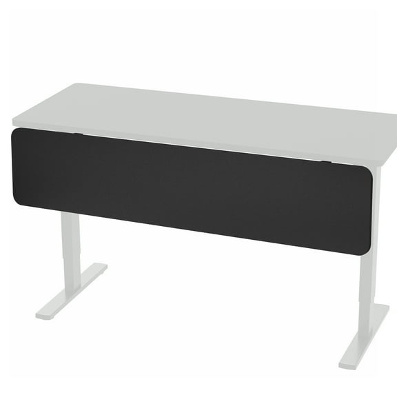 VIVO Black 59" x 12" Laminate Modesty Panel for Office Desk