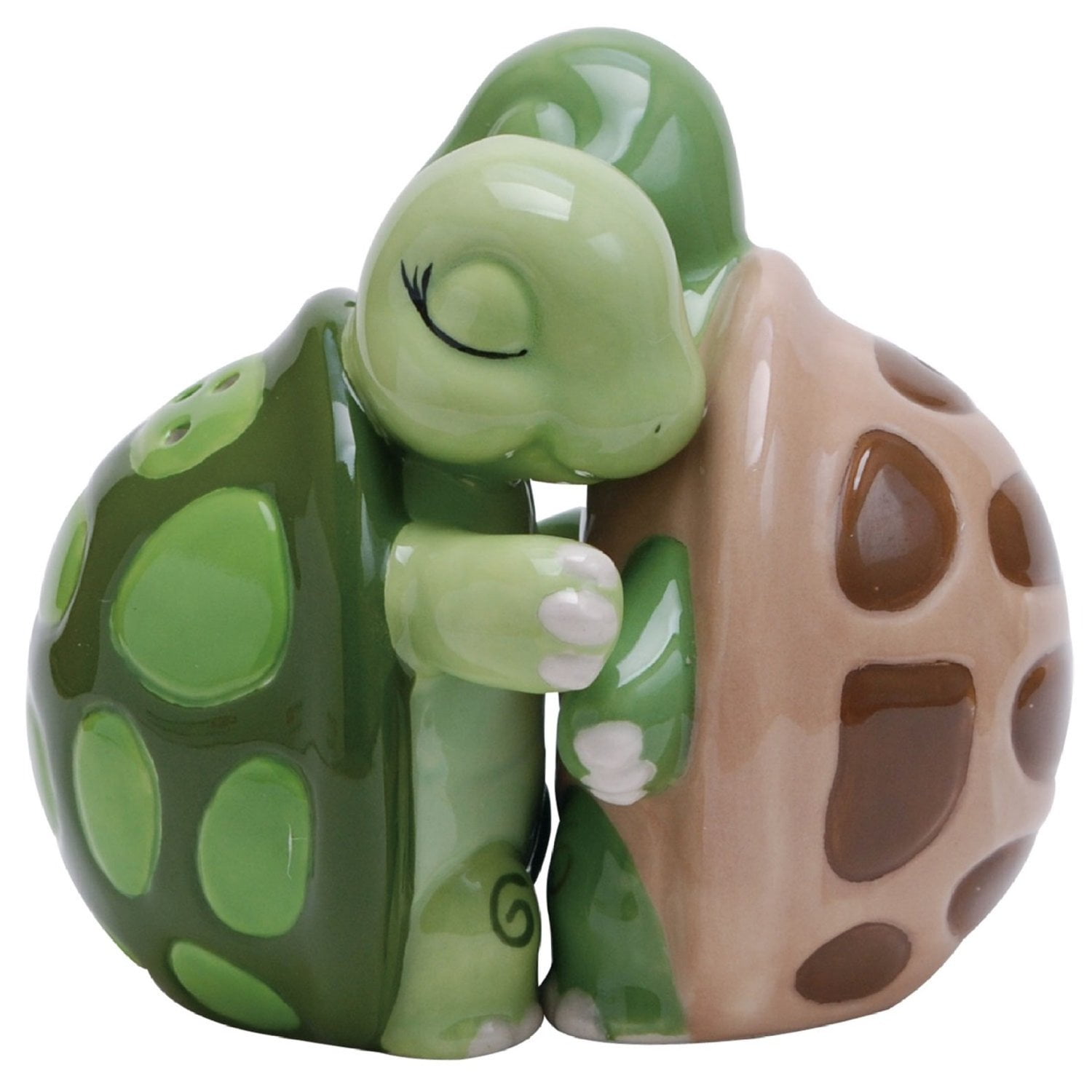 Salt & Pepper Shakers Mwah Hugging Turtles New Licensed 94506