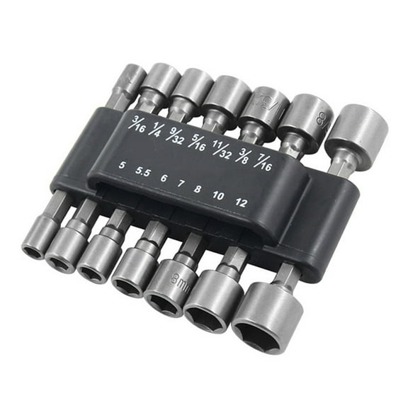 Power Nut Driver Set, Chrome Vanadium Steel Flexible Tools For Wide Range Uses Including Household Items Auto Parts Carpentry Professional Machine Repairs