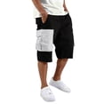 thumbnail image 2 of CCRFTGI Men's Casual Cargo Shorts Hiking Shorts Summer Work Belt Shorts with Multi Pockets White M, 2 of 5