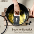 thumbnail image 6 of Carote Titanium Non-Stick Dutch Oven,Large Capacity Stockpot with Lid, Induction Compatible, Dishwasher Safe, 6.75QT, Black, 6 of 9