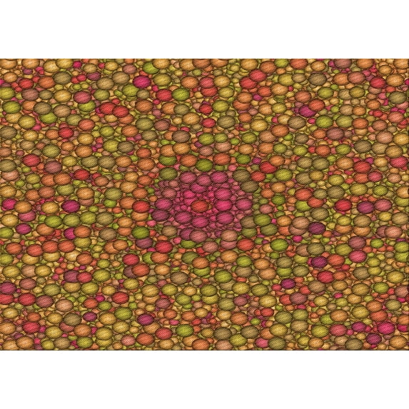 Ahgly Company Machine Washable Indoor Rectangle Transitional Tomato Red Area Rugs, 7' x 10'