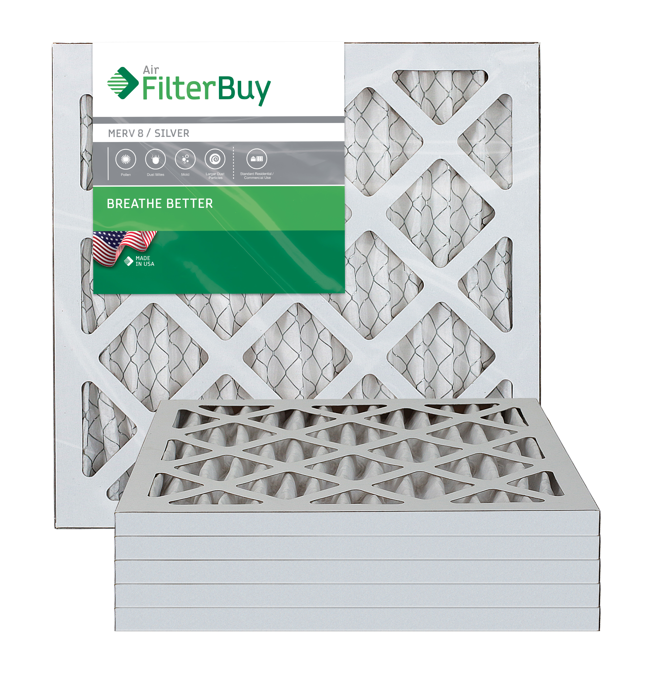 Actual Size Accumulair Diamond 16x21.5x1 MERV 13 Air Filter//Furnace Filters 2 Pack