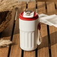thumbnail image 2 of Binwennn Led Temperature Display Coffee Mug Stainless Steel 450mlStainless Steel Coffee Mug 6h Smart Mug Screen With Lid Keep Cold Warm Coffee Mugs with Writing by The Cup Young And Hungry Mug And, 2 of 7