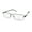 matte black / grey, variant on LIGHTEC 30297S EYEGLASS FRAME/GLASSES STAINLESS STEEL ELEGANT SHAPE EYEWEAR MENS
