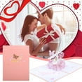 thumbnail image 2 of Room Decor Valentine'S Day 3D Greeting Card Butterfly Flower Basket Blessing 3D Paper Carving Creative Gift Postcard Paper Carving Greeting Card Set Blank Card,Note Card,Folded Card,Decorative Card,S, 2 of 7
