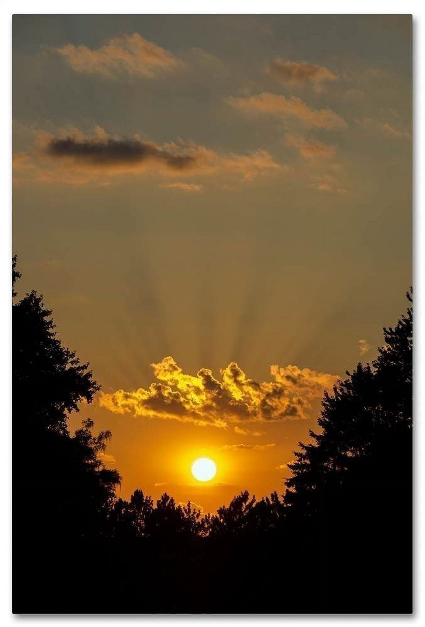 Trademark Fine Art "September Sunset" Canvas Art by Kurt Shaffer