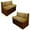Sunflower Print 01, variant on XYZCANDO Sunflower Print 2 Sets RV Dinette Cushion Covers Comfortable Slipcover Stretch 2 Seat Sofa Chair Cover Furniture Easy to Install for RV Camper Car Bench 2 Backrest Covers & 2 Bench Covers