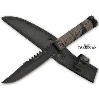 Tactical Knife Hunting Knife Survival Knife 13.75 Fixed Blade Knife With  Combat Blade Fire Starter Knife Sharpener Compass Camping Accessories  Camping Gear Survival Kit Survival Gear 79408