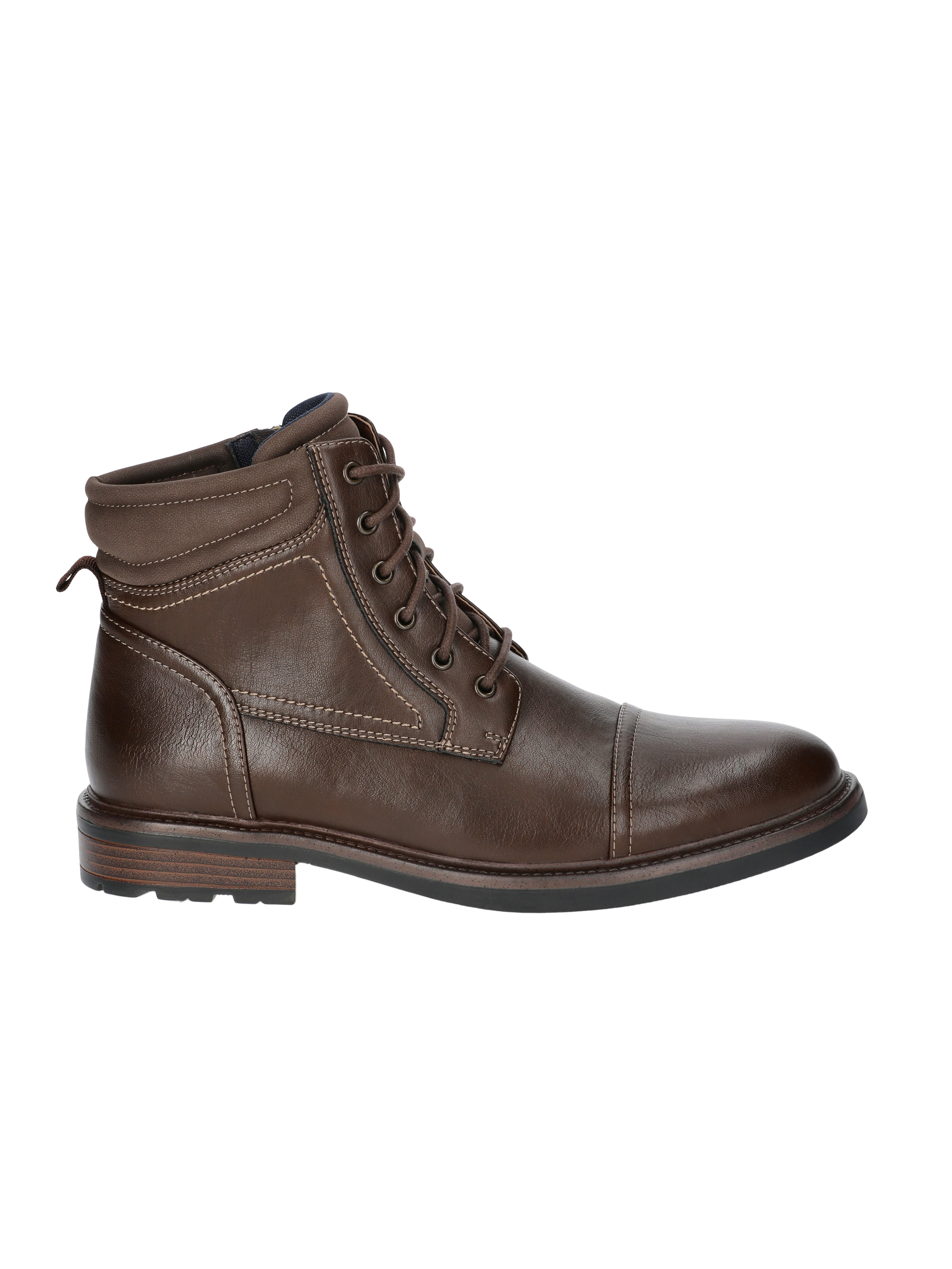 George Men's Faux Leather Lace Up Boots
