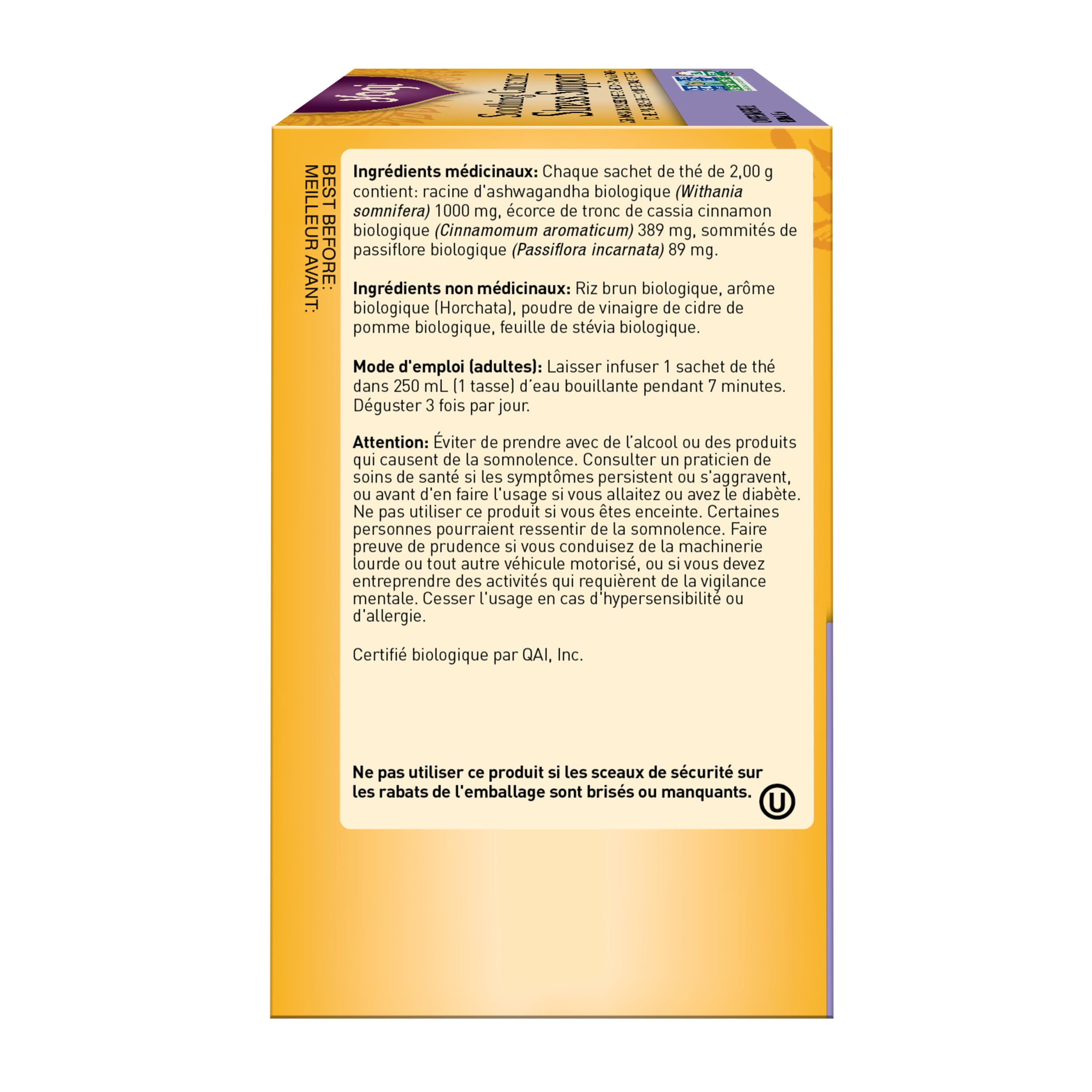 Yogi Soothing Cinnamon Stress Support, Caffeine-Free Herbal Tea Bags, - 16 Count