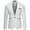 White, variant on Siilsaa Men Suits Slim Fit Casual Mens Suit Jacket Suit Outfit Notch Lapel Men's Sport Coats & Blazers Pink,XL