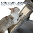 thumbnail image 4 of Vibrant Life 50inch Cat Tree Tower with Large Condo and Perch for Indoor Cats, Gray, 4 of 10
