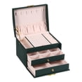 thumbnail image 1 of Caja organizadora de Joyería Sunnimix de cuero PU grande para pulseras, 1 of 8