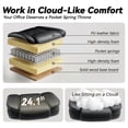 thumbnail image 6 of Waleaf 5D Ergonomic Office Chair ,Big and Tall Office Chair 600LBS with Adjustable Lumbar Support & Flip-Up Arms, High Back Office Chair for Long Hours Sitting, 6 of 9