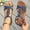 #0047-Blue, variant on Xucatan Women's Roman Sandals, Flat Soft Sole Leather Shoes, Adjustable Ankle Strap Open Toe Footwear for Spring Summer Outdoor Gift