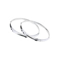 thumbnail image 1 of 1 Pair Snare Drum Hoop Snare Drum Parts Accessories Plating Hoop Ring Ring Rim for Percussion Instrument 13 Inch 6 Hole, 1 of 8