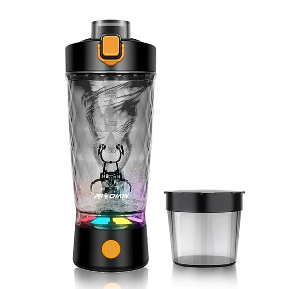 Botella mezcladora de proteínas eléctrica PROCHAIN 650 ml con luz LED