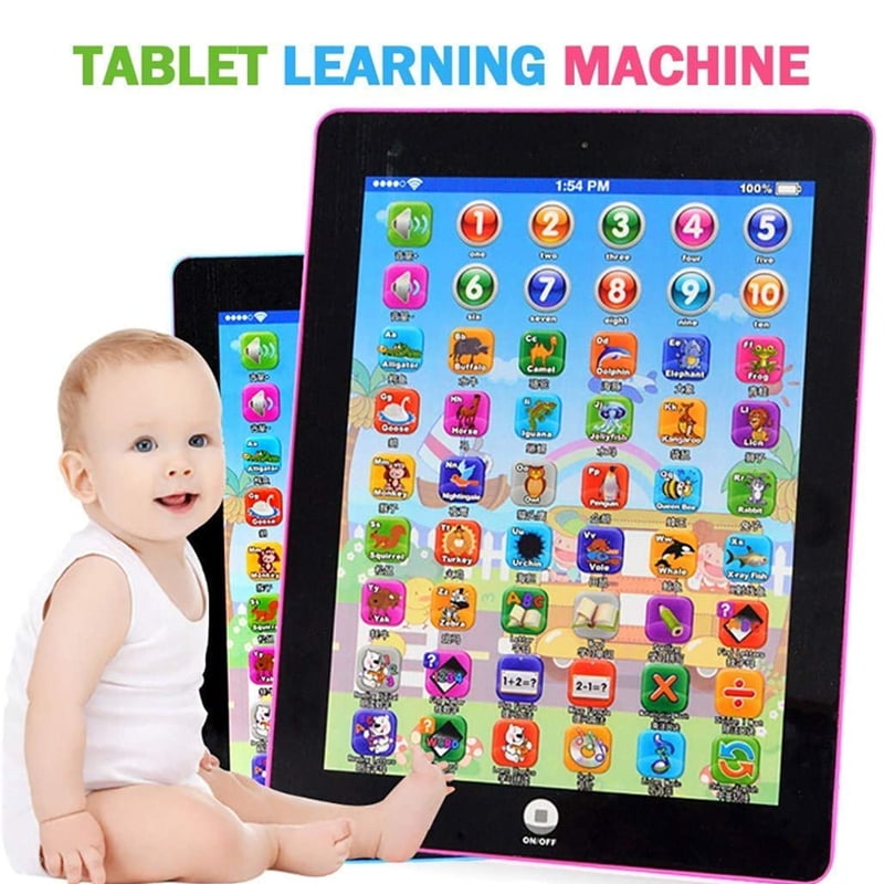 Kids Multi Function Educational Play Toy Tablet w/ Music & Sounds for Children 