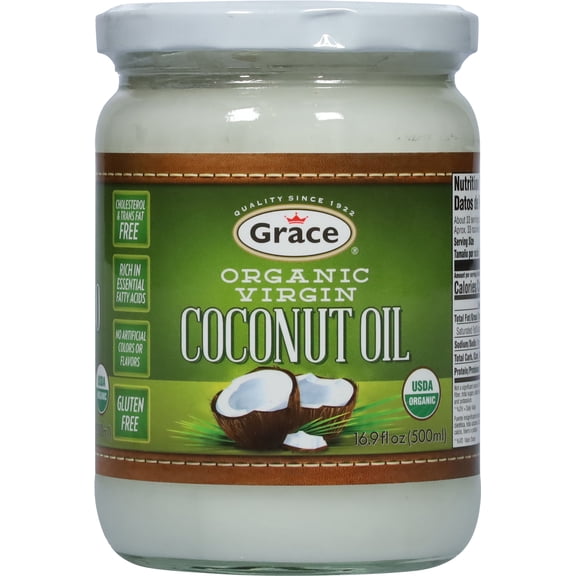 Grace Coconut Oil, 16.9 oz Bottle