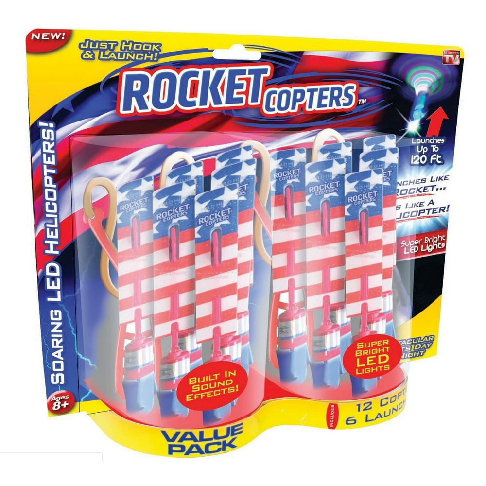 Rocket Copters Slingshot LED Helicopters